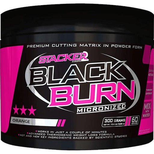 Black Burn Micronized, Orange - 300 grams - VitaeSupps