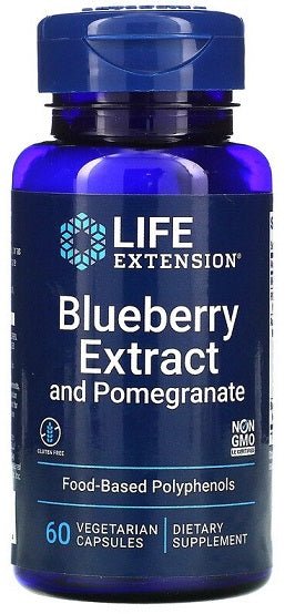 Blueberry Extract with Pomegranate - 60 vcaps - VitaeSupps