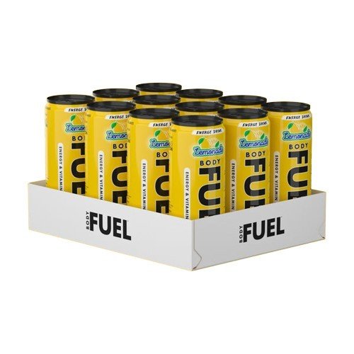 Bodyfuel Energy Cans, Lemonade - 12 x 330 ml. - VitaeSupps