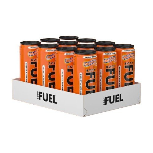 Bodyfuel Energy Cans, Orange - 12 x 330 ml. - VitaeSupps