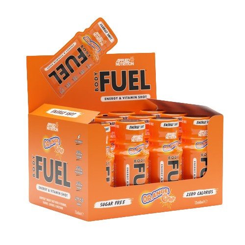 Bodyfuel Energy Shots, Orange - 12 x 60 ml. - VitaeSupps