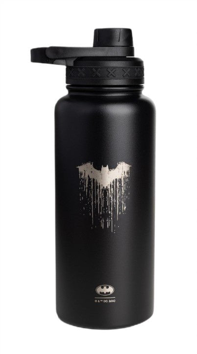 Bohtal Insulated Sports Bottle - DC Comics, Batman Logo Drip - 960 ml. - MioVita