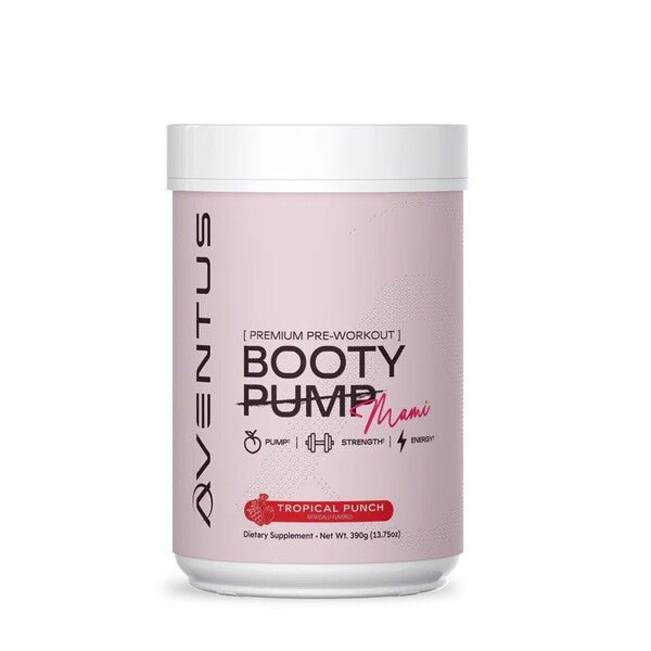 Booty Pump - Premium Pre - Workout, Mami Tropical Punch - 390 grams - VitaeSupps
