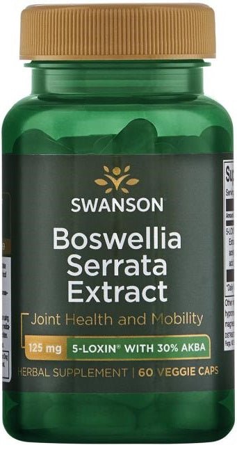 Boswellia Serrata Extract, 125mg - 60 vcaps - VitaeSupps