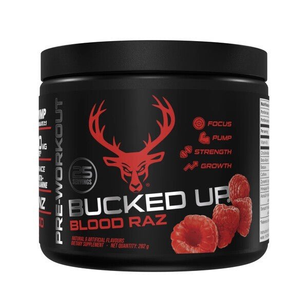 Bucked Up Pre - Workout, Blood Raz - 282 grams - VitaeSupps