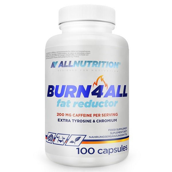 Burn4ALL Fat Reductor, 200mg Caffeine - 100 caps - VitaeSupps