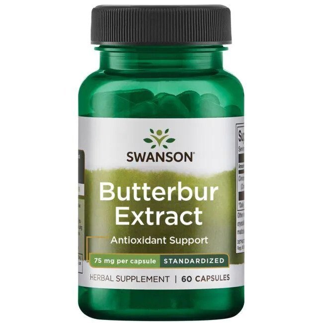 Butterbur Extract, 75mg - 60 caps - VitaeSupps