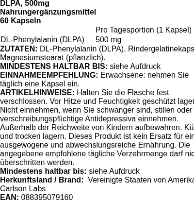 Produktetikett