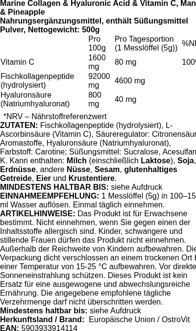 Produktetikett
