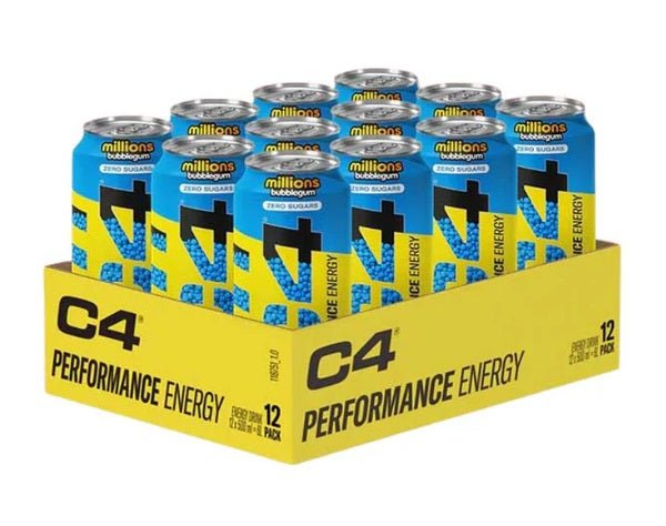 C4 Performance Energy, Millions Bubblegum - 12 x 500 ml. - VitaeSupps