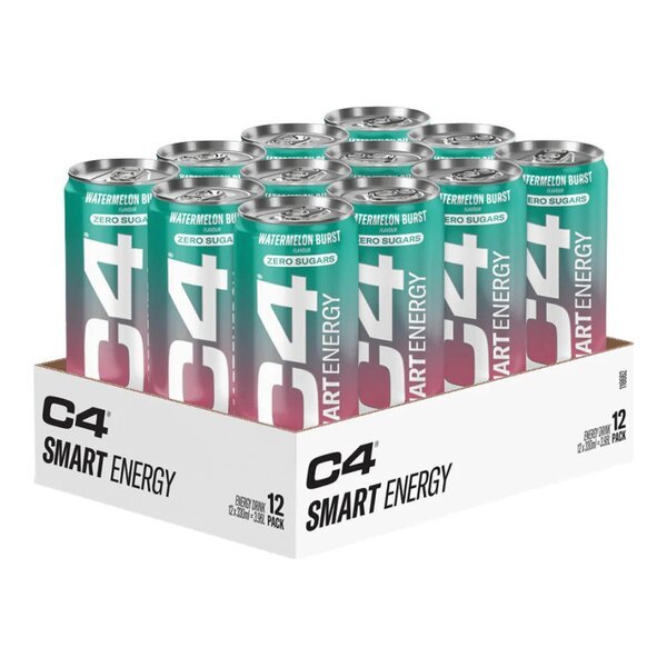 C4 Smart Energy, Watermelon Burst - 12 x 330 ml. - VitaeSupps