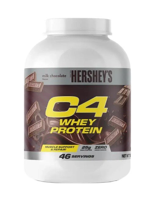 C4 Whey Protein, Hershey's Milk Chocolate - 1610 grams - VitaeSupps