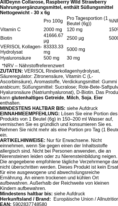 Produktetikett