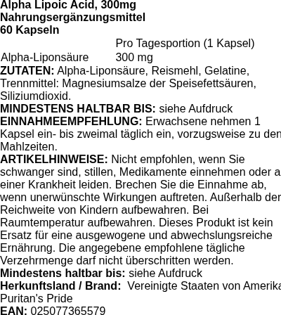 Produktetikett