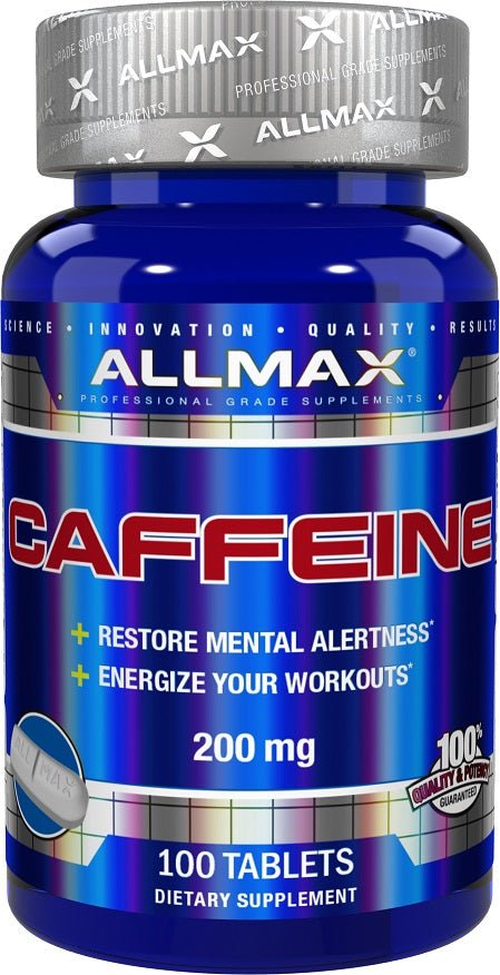 Caffeine, 200mg - 100 tablets - VitaeSupps