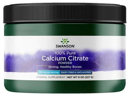 Calcium Citrate Powder, 100% Pure and Dairy - Free - 227 grams - VitaeSupps