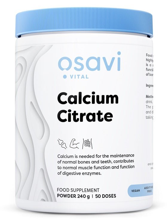 Calcium Citrate, Powder - 240 grams - VitaeSupps