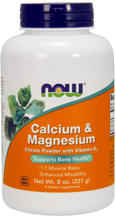 Calcium & Magnesium, Citrate Powder with Vitamin D3 - 227 grams - VitaeSupps