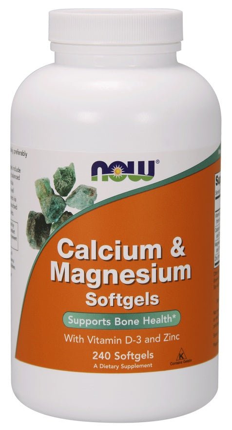 Calcium & Magnesium with Vit D and Zinc - 240 softgels - VitaeSupps
