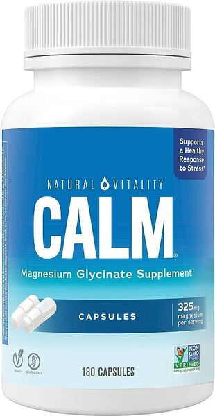 Calm Magnesium Glycinate - 180 caps - VitaeSupps