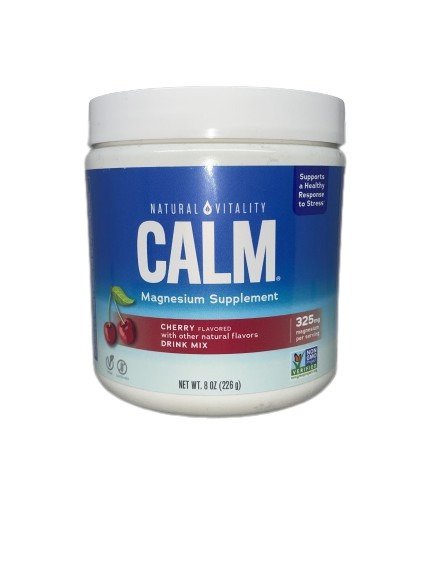 Calm Magnesium Powder, Cherry - 226 grams - VitaeSupps