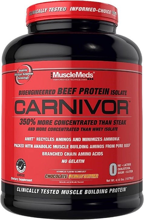Carnivor, Chocolate Peanut Butter - 1876 grams - VitaeSupps