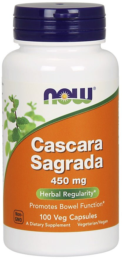 Cascara Sagrada, 450mg - 100 vcaps - VitaeSupps