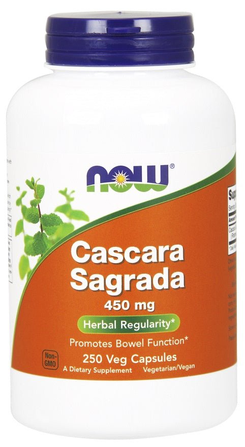 Cascara Sagrada, 450mg - 250 vcaps - VitaeSupps