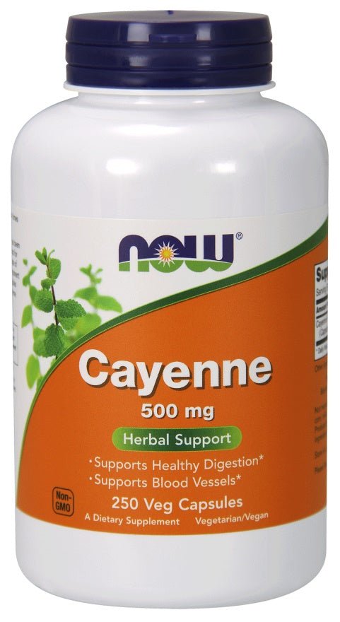 Cayenne, 500mg - 250 vcaps - VitaeSupps