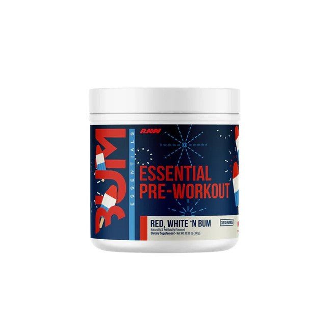 CBUM Essential Pre - Workout, Red, White 'N Bum - 393 grams - VitaeSupps