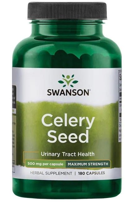 Celery Seed, 500mg - 180 caps - VitaeSupps