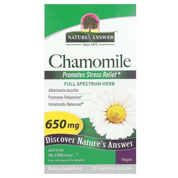 Chamomile, Capsules - 90 vcaps - VitaeSupps