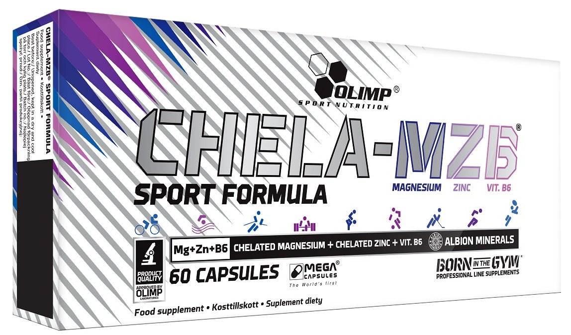 Chela MZB, Sport Formula - 60 mega caps - VitaeSupps