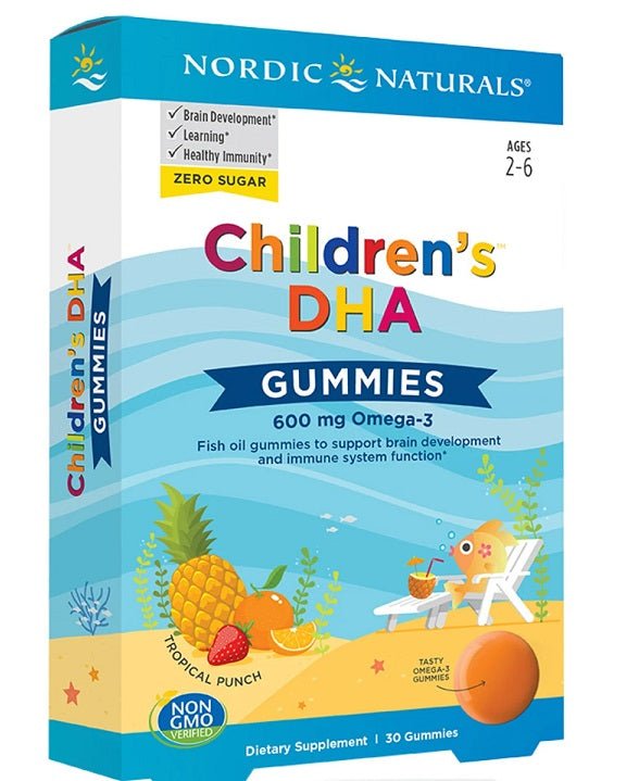 Children's DHA Gummies, 600mg - 30 gummies - VitaeSupps