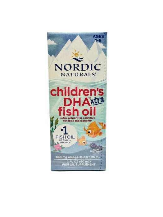Children's DHA Xtra Fish Oil, 880mg Berry Punch - 60 ml. - VitaeSupps