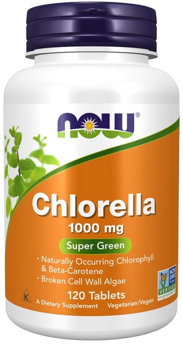 Chlorella, 1000mg - 120 tablets - VitaeSupps