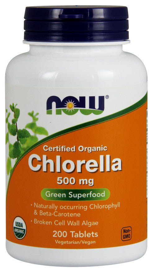 Chlorella, 500mg - 200 tablets - VitaeSupps