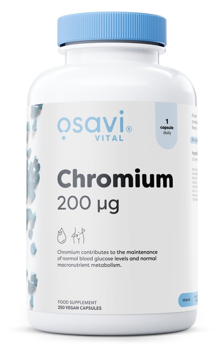 Chromium, 200mcg - 250 vegan caps - VitaeSupps