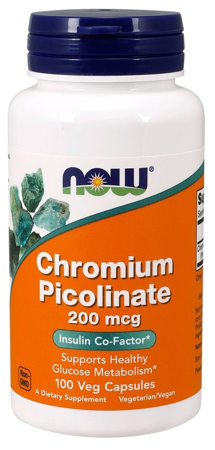 Chromium Picolinate, 200mcg - 100 vcaps - VitaeSupps