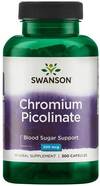 Chromium Picolinate, 200mcg - 200 caps - VitaeSupps
