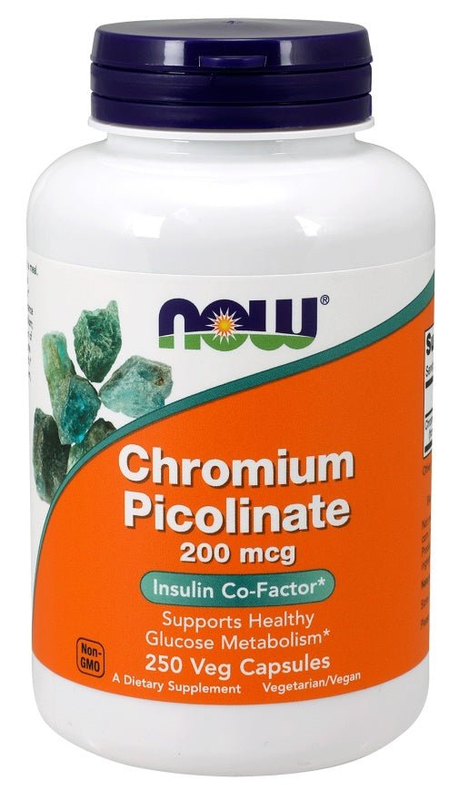 Chromium Picolinate, 200mcg - 250 vcaps - VitaeSupps