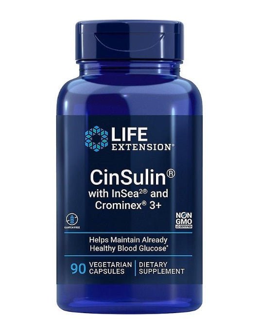CinSulin with InSea2 & Crominex 3+ - 90 vcaps - VitaeSupps