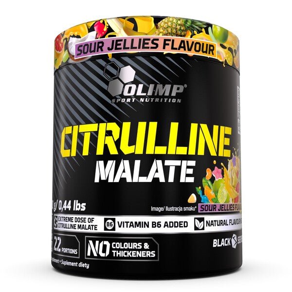 Citrulline Malate, Sour Jellies - 200 grams - VitaeSupps