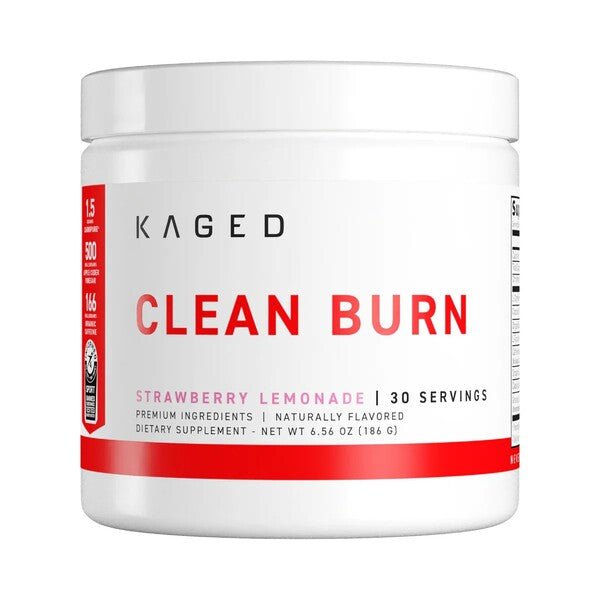 Clean Burn Powder, Strawberry Lemonade - 186 grams - VitaeSupps