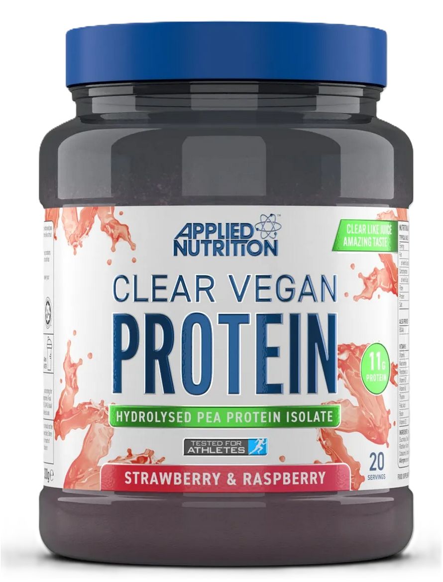 Clear Vegan Protein, Strawberry & Raspberry - 300 grams - VitaeSupps