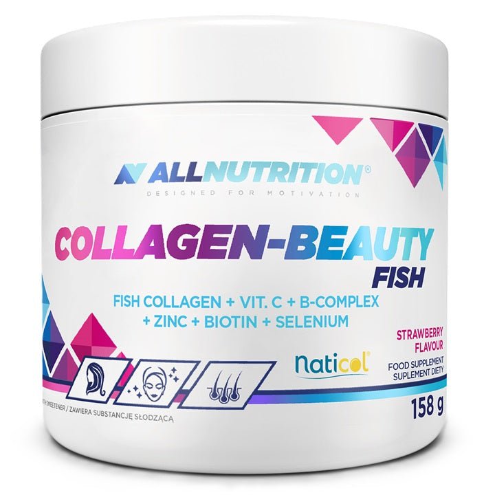 Collagen - Beauty Fish, Strawberry - 158 grams - VitaeSupps