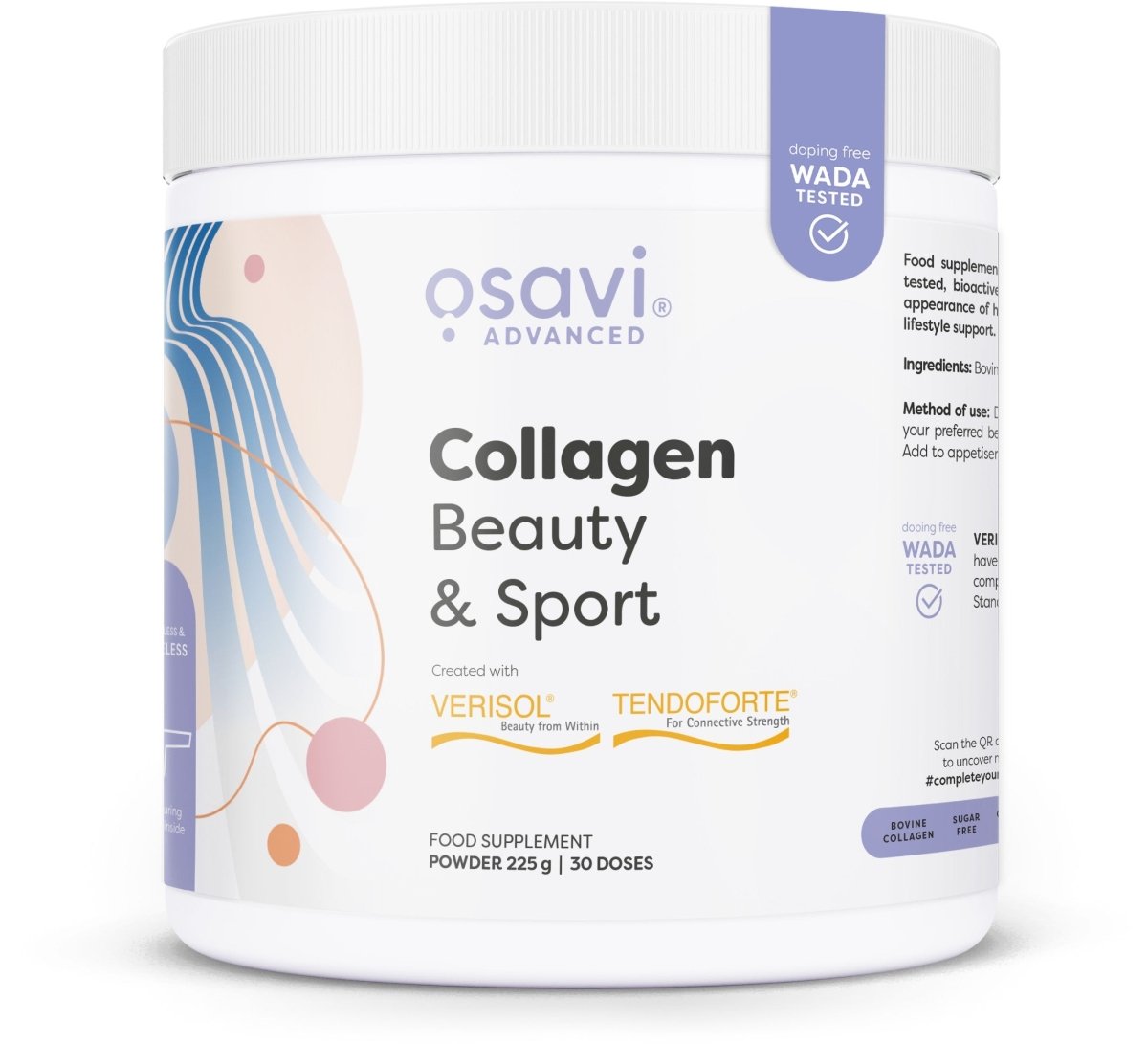 Collagen Beauty & Sport - 225 grams - VitaeSupps