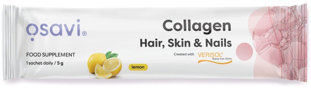 Collagen (Hair, Skin & Nails), Lemon - 5 grams (1 serving) - VitaeSupps