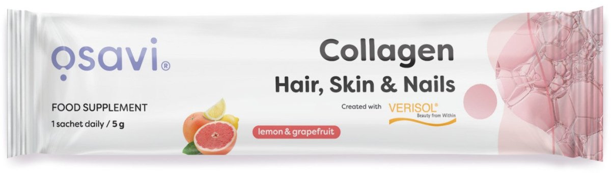 Collagen (Hair, Skin & Nails), Lemon & Grapefruit - 5 grams (1 serving) - VitaeSupps