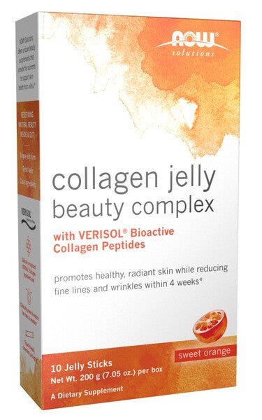 Collagen Jelly Beauty Complex, Sweet Orange - 10 jelly sticks - VitaeSupps